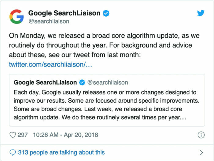 Google Algorithmn Update Penalty