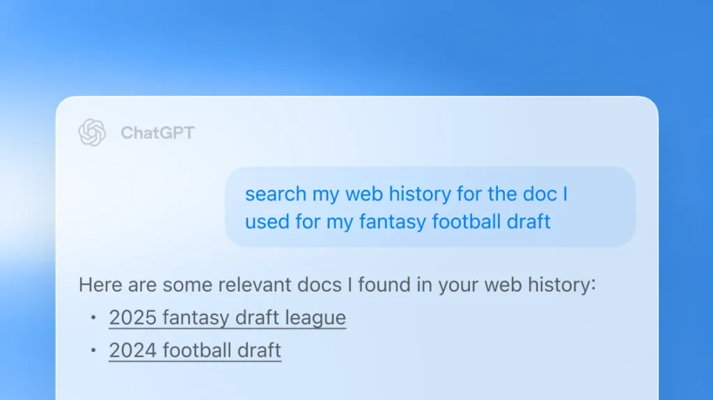 ChatGPT Atlas Screenshot